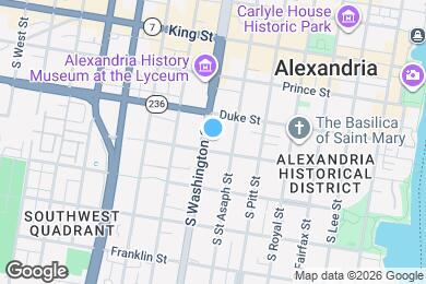 Map image of the property - 322 S Washington St