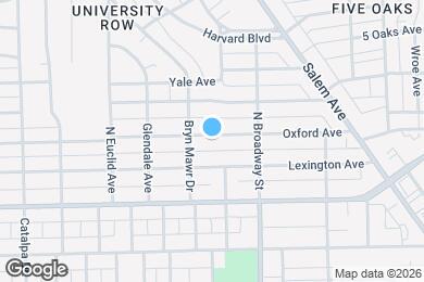 Map image of the property - 144 Oxford Ave