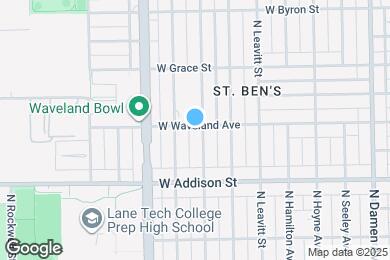 Map image of the property - 2305 W Waveland Ave