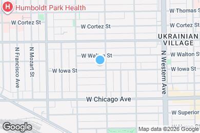 Map image of the property - 2610 W Iowa St