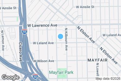 Map image of the property - 4711 N Kenton Ave