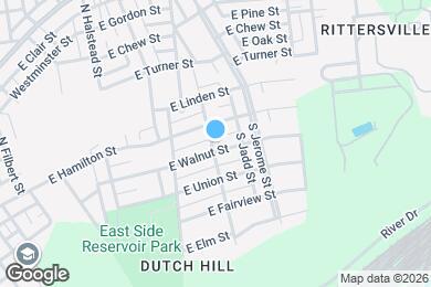 Map image of the property - 949 E Walnut St