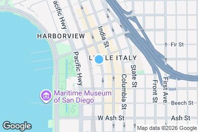 Map image of the property - 1780 Kettner Blvd