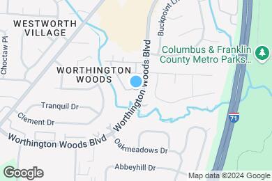 Map image of the property - Worthington Ridge