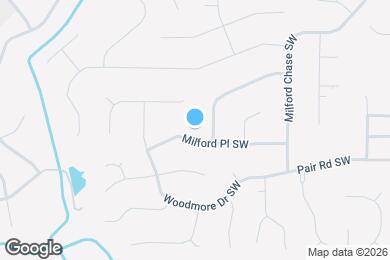 Map image of the property - 1528 Milford Pl SW