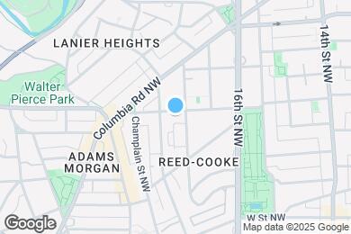 Map image of the property - 1714 Euclid St NW