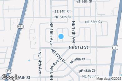 Map image of the property - 5165 NE 16th Ave