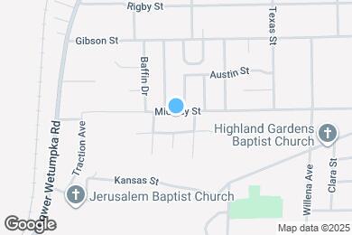 Map image of the property - 1618 Midway St