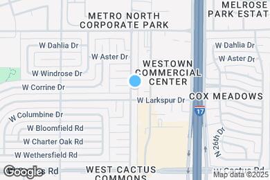 Map image of the property - 12613 N 29th Ave