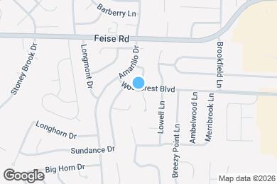 Map image of the property - 602 Woodcrest Blvd