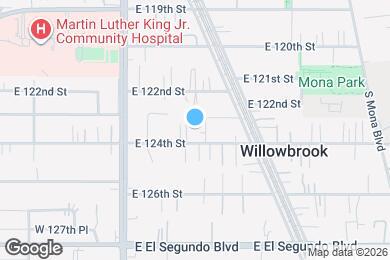 Map image of the property - 2101 E 124th St