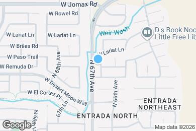 Map image of the property - 25832 N 66th Dr