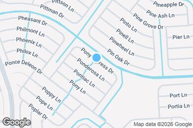Map image of the property - 46 Pony Express Dr