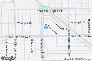 Map image of the property - 2423 N Kedzie Blvd
