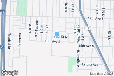 Map image of the property - 1209 14th Ct S