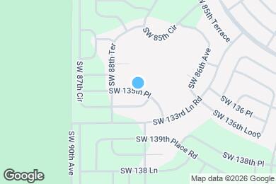 Map image of the property - 8790 SW 135th Pl