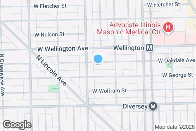 Map image of the property - 1137 W Oakdale Ave