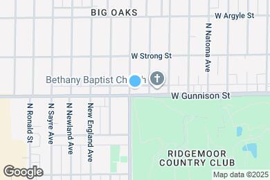 Map image of the property - 6760 W Gunnison St