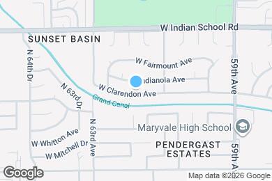 Map image of the property - 6136 W Clarendon Ave