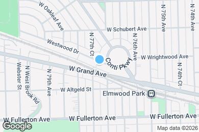 Map image of the property - 7707 W Westwood Dr
