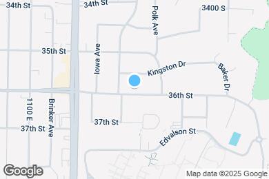 Map image of the property - 1332 36th St