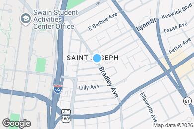 Map image of the property - 2200 Bradley Ave