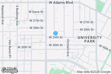 Map image of the property - 1342 W 29th St