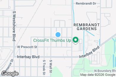 Map image of the property - 6802 S Hesperides St