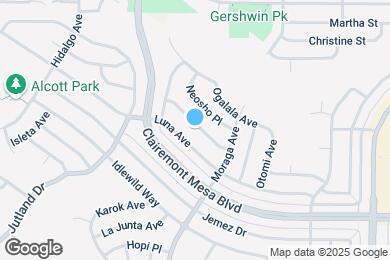 Map image of the property - 3285 Moccasin Ave