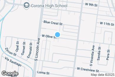 Map image of the property - 1002 W Olive St
