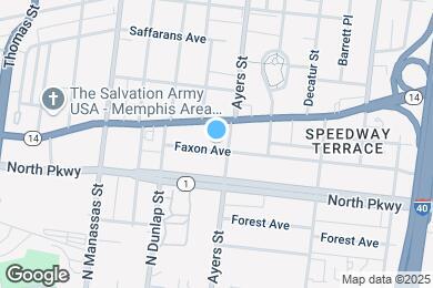 Map image of the property - 898 Faxon Ave