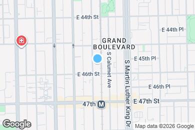 Map image of the property - 4541 s prairie ave