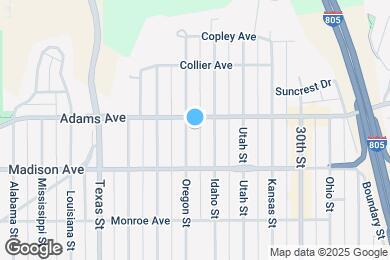 Map image of the property - 4675 Oregon St