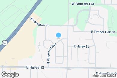 Map image of the property - 819 N Pinewood Ave