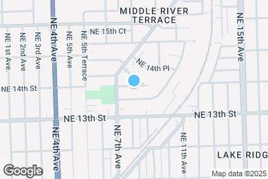 Map image of the property - 800 NE 14th St