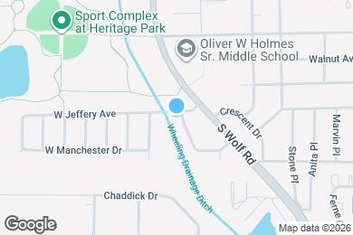 Map image of the property - 55 E Jeffery Ave