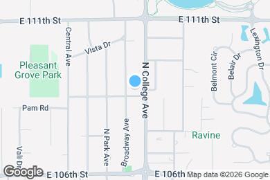 Map image of the property - 636 E 108th St