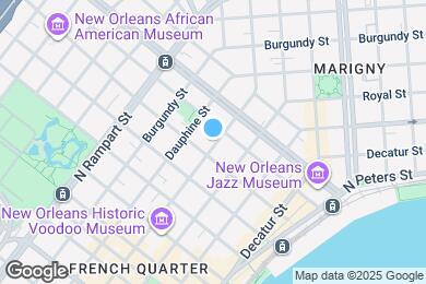 Map image of the property - 1225 Bourbon St