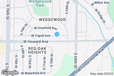 Map image of the property - 7009 W Tripoli Ave