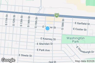 Map image of the property - 1609 Rainbow Ave