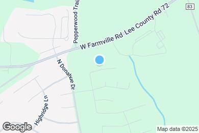 Map image of the property - Single Family in Donahue Ridge