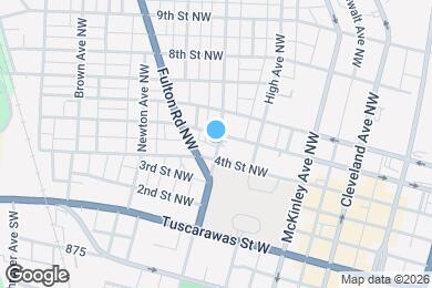 Map image of the property - 415 Shorb Ave NW
