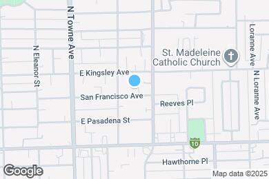 Map image of the property - 733 San Francisco Ave