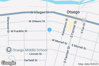 Map image of the property - 247 W Franklin St