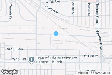 Map image of the property - 2155 W 9th Ave