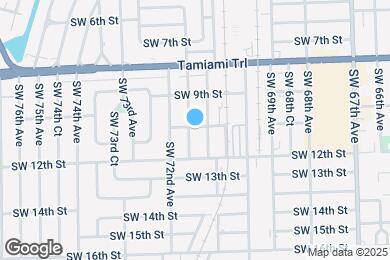 Map image of the property - 1001 SW 71st Ct