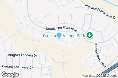Map image of the property - 28715 Nueces River Ct