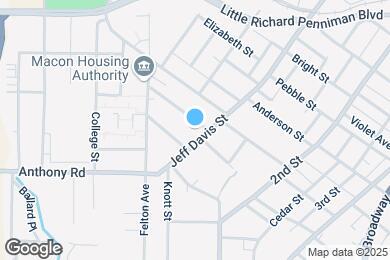Map image of the property - 2027 Jeff Davis St