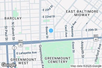 Map image of the property - 719 E 20th St