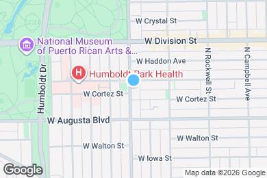 Map image of the property - 1047 N California Ave